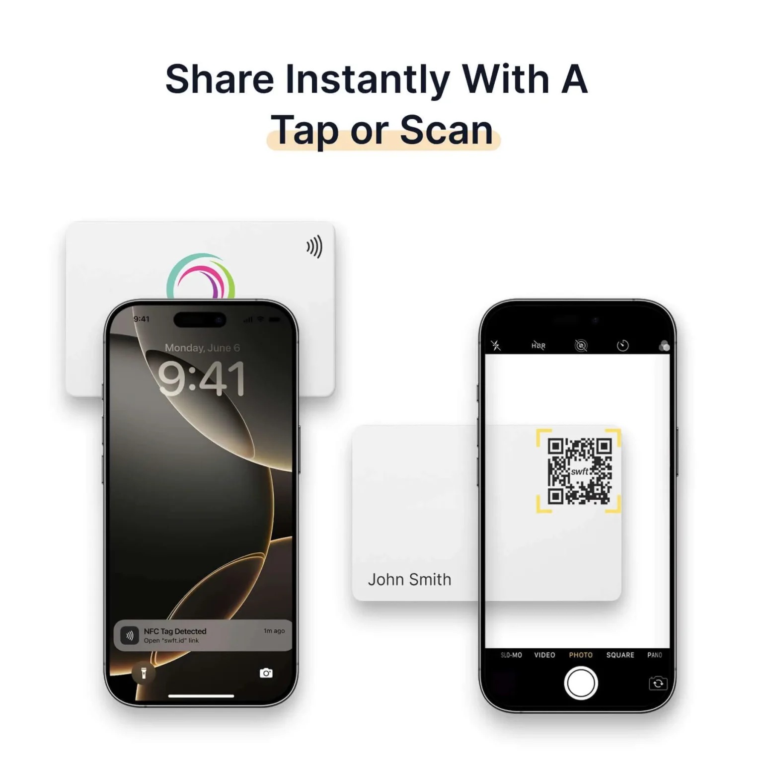 Share your Bazzcard instantly