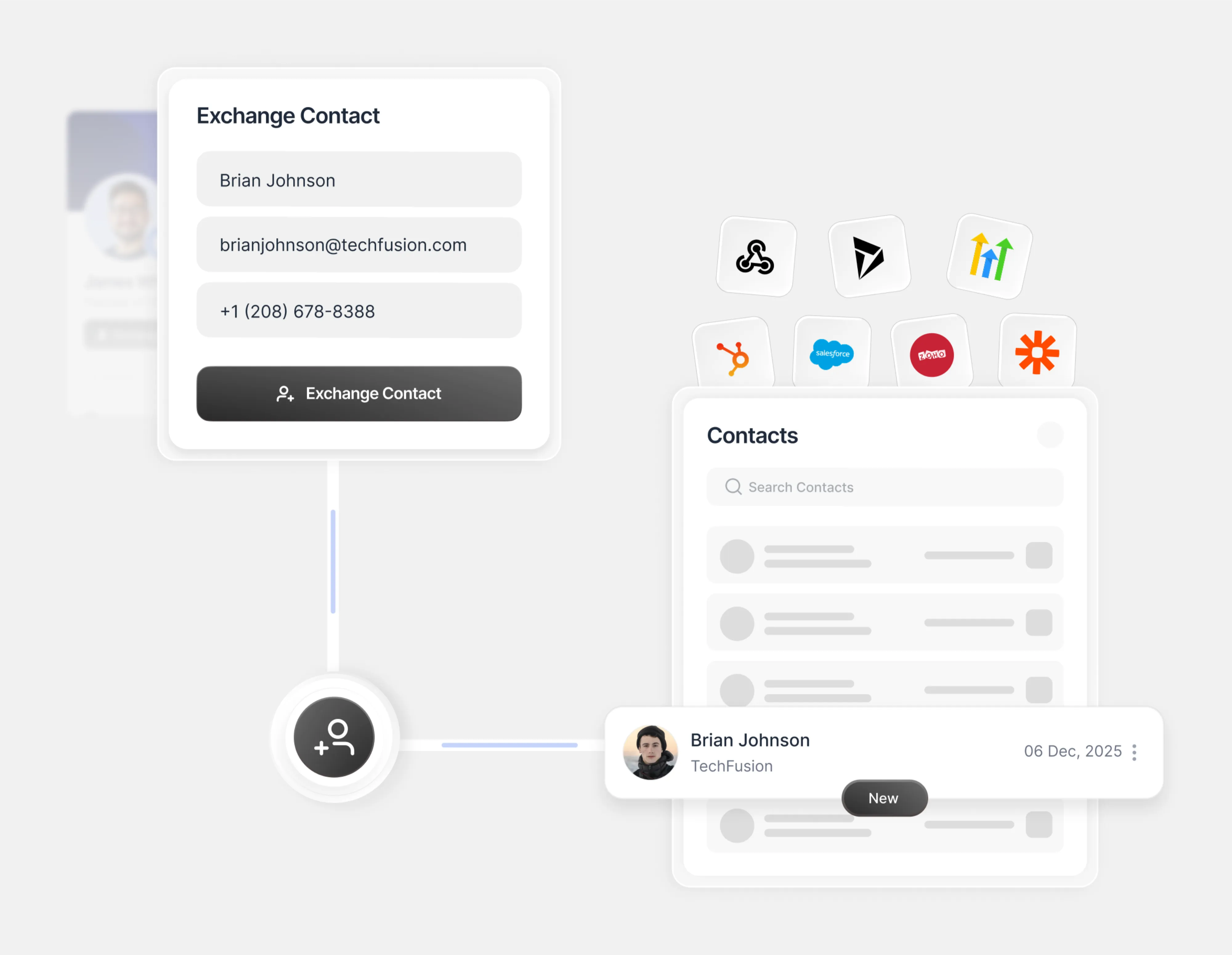Bazzcards lead capture dashboard