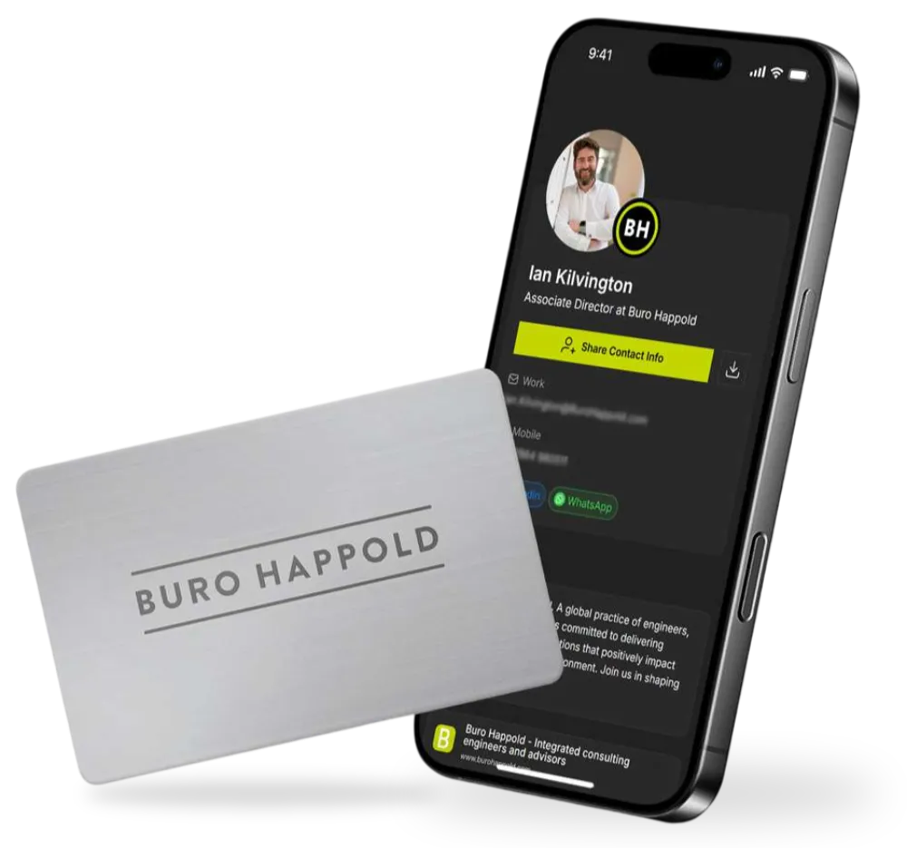 Branded Bazzcard digital profile